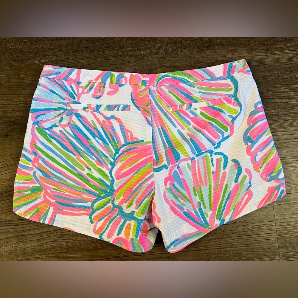 Lilly‎ Pulitzer Adie Shorts Shellebrate Size 6 EUC H7 - Picture 2 of 8